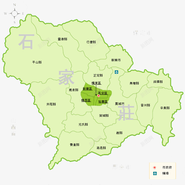 省会地图png免抠素材_88icon https://88icon.com 房地产地图 环保地图 省会地图 石家庄地图 行政地图