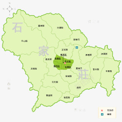 石家庄地图省会地图高清图片