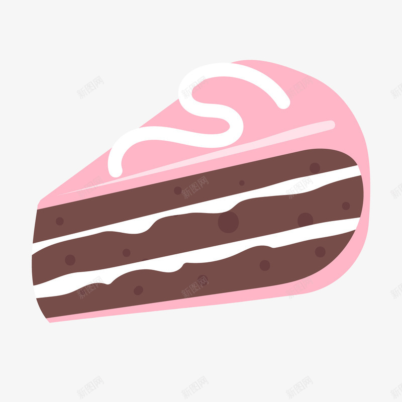 粉色圆弧蛋糕食物元素矢量图ai免抠素材_88icon https://88icon.com 创意 卡通 圆弧 夹心 层次 插画 粉色 美食 蛋糕 食物 矢量图