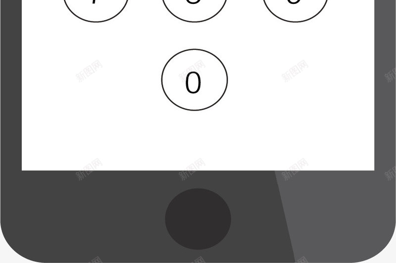 灰色手机端解锁密码矢量图ai免抠素材_88icon https://88icon.com 密码 手机 手机密码 灰色手机 矢量png 解锁密码 矢量图