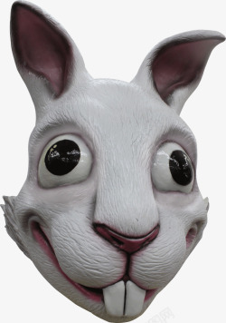 搞怪面具吓人兔子高清图片