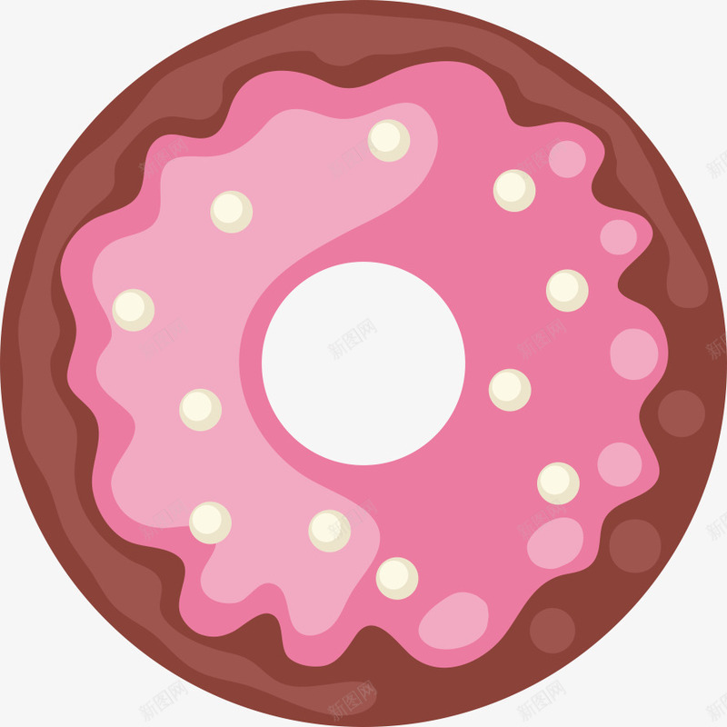 甜甜圈png免抠素材_88icon https://88icon.com AI 卡通 可爱 手绘 甜甜圈 粉色 蛋糕