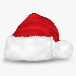 圣诞老人的帽子图标红色帽子图标