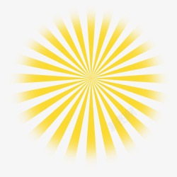 光束辐射发光炫光黄色光素材