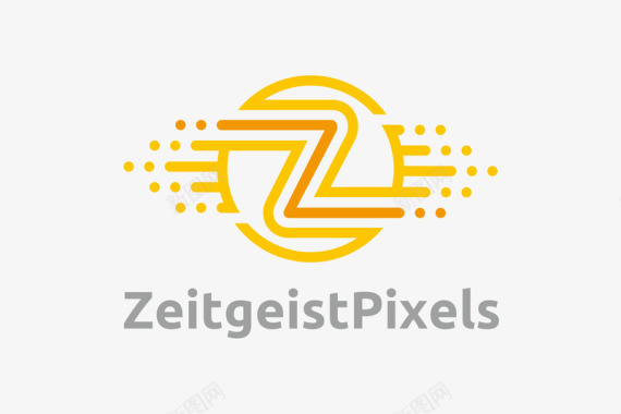 字母个性Z黄色可爱的字母logo矢量图图标图标