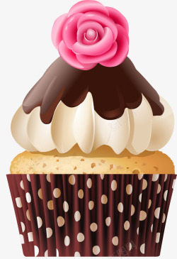 手绘奶油小蛋糕手绘精美的小蛋糕高清图片