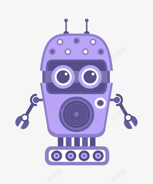紫色漂亮的大眼睛机器人png免抠素材_88icon https://88icon.com 人工智能 大眼睛 机器人 漂亮 精致 紫色 自动化 遥控