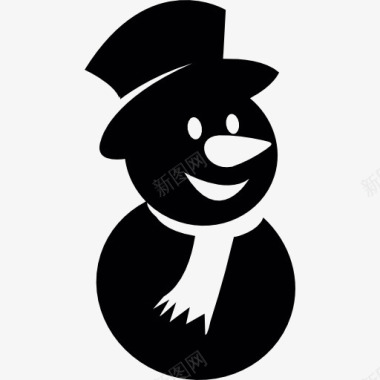 雪人快乐的雪人图标图标