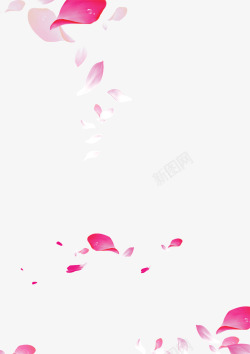 花瓣漂浮素材