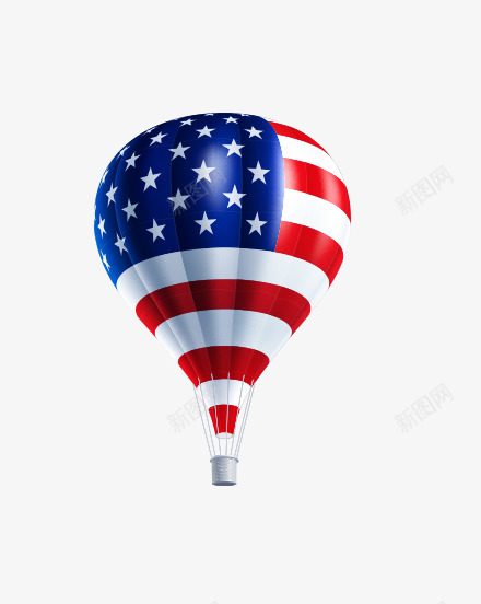 热气球png免抠素材_88icon https://88icon.com 热气球 空气球 素材 美国 美国元素 美国国旗