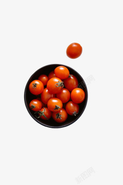 一碗圣女果番茄高清图片