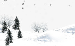 大树上的窗户雪山上的大树高清图片