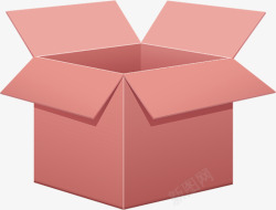 产品包装盒素材打开的盒子高清图片