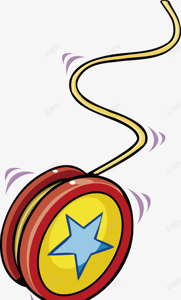 卡通溜溜球矢量图ai免抠素材_88icon https://88icon.com Q版溜溜球 悠悠球 手绘溜溜球 红色悠悠球 矢量图