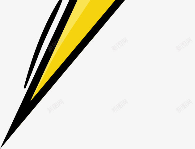 创意手绘闪电矢量图ai免抠素材_88icon https://88icon.com 创意 卡通 手绘 标志 警告 设计 闪电 黄色 矢量图