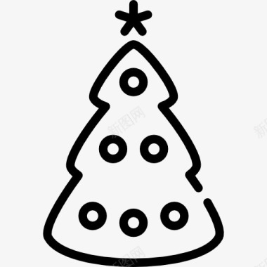 装饰点缀圣诞树图标图标