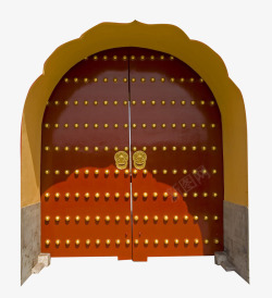 古代红门中国特色仿古城门高清图片