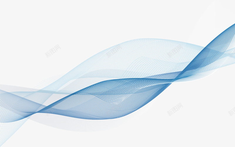 科技蓝色波纹矢量图eps免抠素材_88icon https://88icon.com 几何线条 波浪线条 波纹 矢量素材 科技 矢量图
