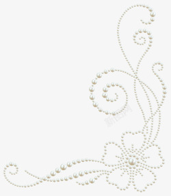 珍珠剪影珍珠金融创意珍珠花纹图标高清图片