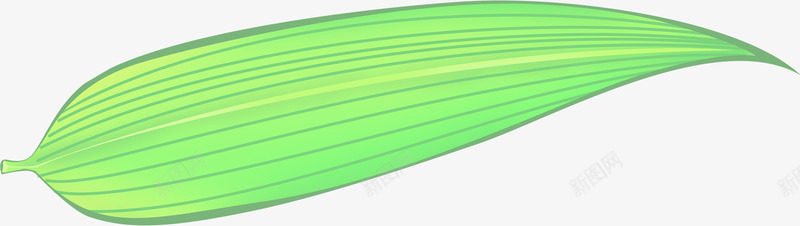 绿色细长竹叶png免抠素材_88icon https://88icon.com 竹叶 细长 绿色