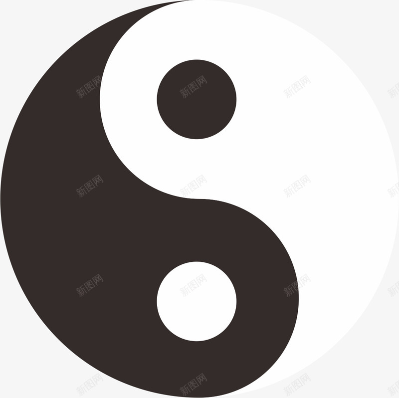 八卦阵八卦圆形黑白png免抠素材_88icon https://88icon.com 八卦 八卦图案 八卦阵 圆形 形状 黑白 黑白分明 黑白太极图