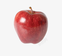 红色果汁诱人的红苹果高清图片