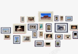 客厅背景墙现代简约照片墙高清图片