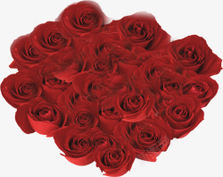 红色玫瑰情人节活动页面素材