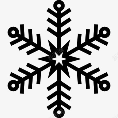 暖冬雪花Snowflake图标图标