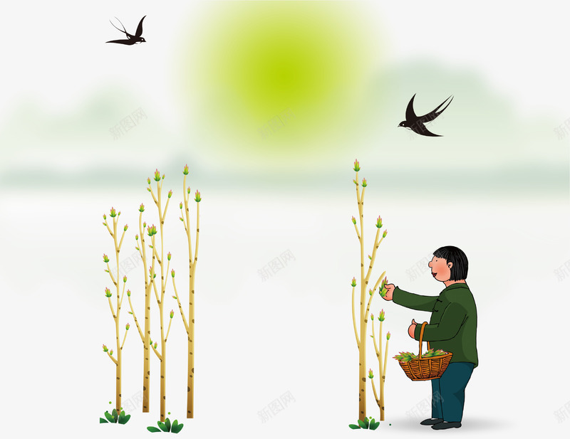 手绘春季发芽树木风景背景png免抠素材_88icon https://88icon.com 手绘春季发芽树木背景 手绘春季发芽树木风景 手绘春季发芽树木风景背景 春季发芽树木风景背景