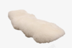 澳洲羊毛一整张绵软的羊毛大垫子高清图片