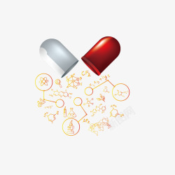 胶囊创意矢量图素材