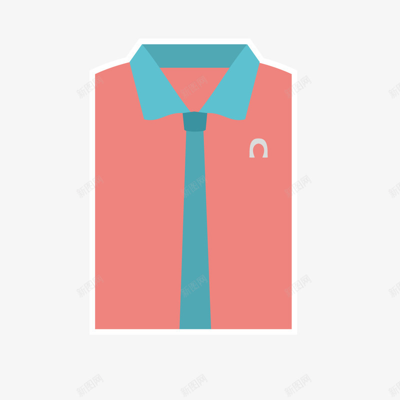 红色衬衫png免抠素材_88icon https://88icon.com 一件 卡通 手绘 男士 简图 红色 蓝色 衬衫