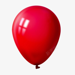 气球红色气球反光素材