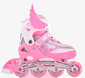 滑轮鞋儿童溜冰车红色png免抠素材_88icon https://88icon.com 儿童溜冰车 滑轮鞋 红色