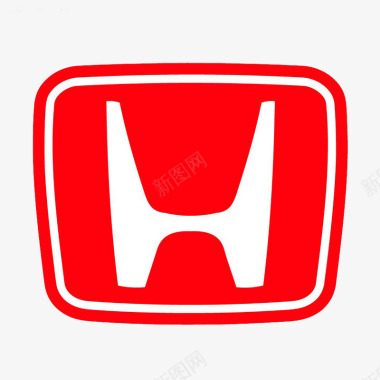红白红白色东风本田logo图标图标