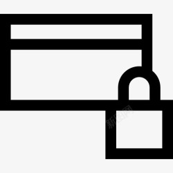 支付方式受阻信用卡图标高清图片