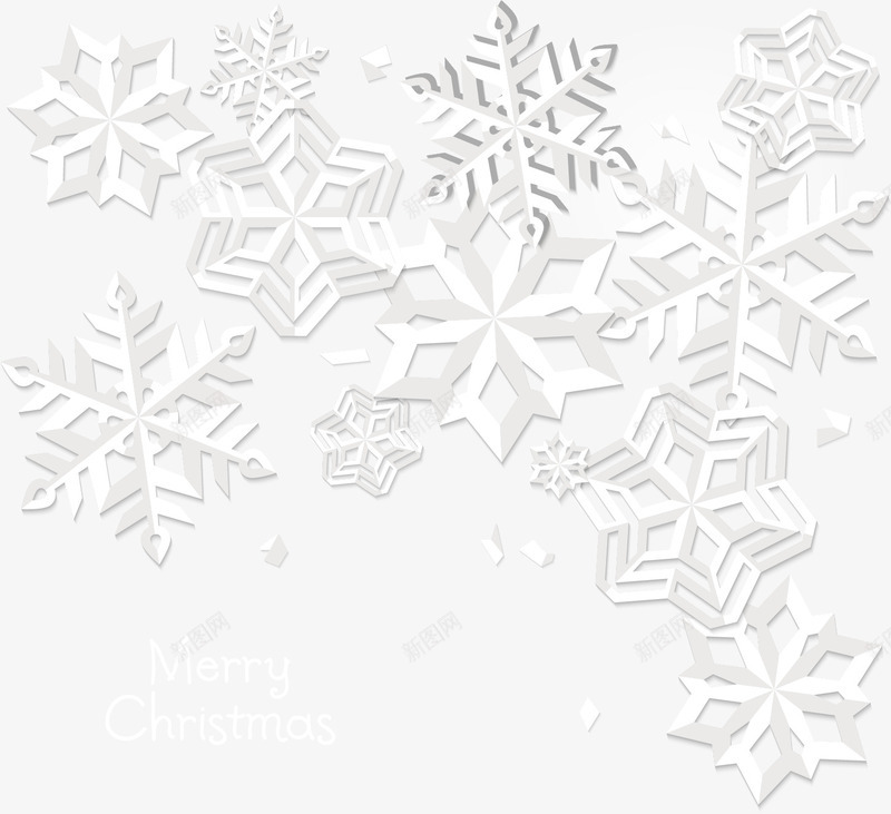 白色漂浮雪花png免抠素材_88icon https://88icon.com 冬天 冬季 圣诞快乐 圣诞节 新年快乐 白色雪花 装饰图案 雪花片