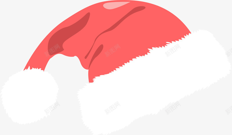 冬日红色卡通圣诞帽png免抠素材_88icon https://88icon.com Christmas Merry 圣诞帽 圣诞快乐 圣诞节 红色帽子