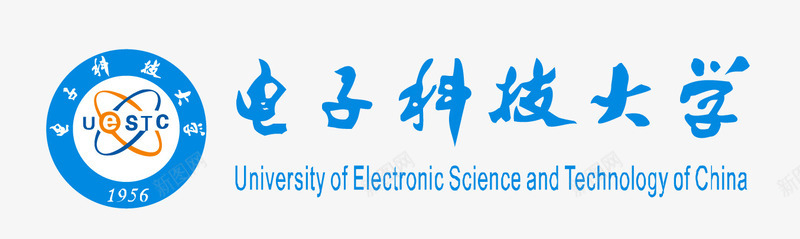 DNA科技logo电子科技大学logo矢量图图标图标