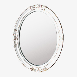 宫廷镜子精致甜美浴室镜子高清图片