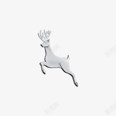 麋鹿剪纸psd免抠素材_88icon https://88icon.com 剪纸 圣诞 圣诞节 麋鹿
