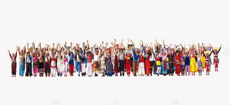 56个民族psd免抠素材_88icon https://88icon.com 56个民族 一条心 团结 国庆 少数民族