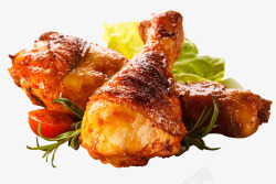 烤鸡烤鸡腿食物小吃西餐馆高清图片