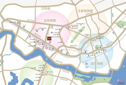 未来城市规划城市区位图高清图片