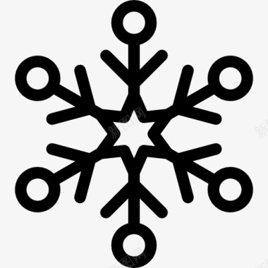 折纸雪花Snowflake图标图标