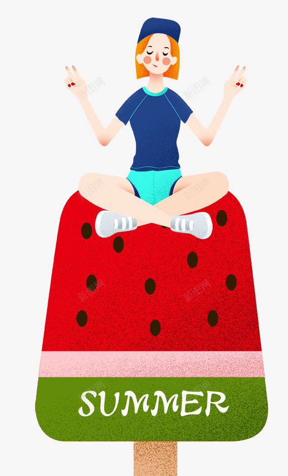 手绘可爱人物插图夏至日女孩与雪png免抠素材_88icon https://88icon.com 人物插图 可爱 夏至日 女孩 手绘 手绘可爱人物插图夏至日女孩与雪糕插画免费下载 插画 雪糕