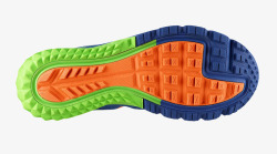 彩色运动鞋鞋底展示素材