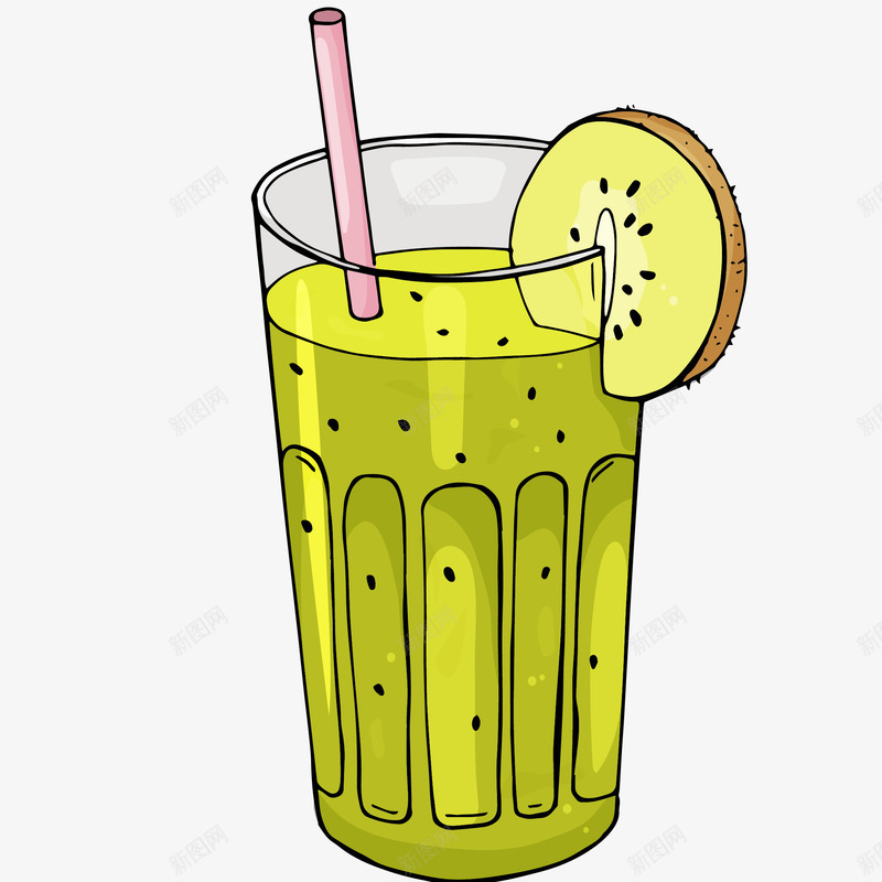 猕猴桃果汁插画矢量图ai免抠素材_88icon https://88icon.com 免抠PNG 处暑 奇异果 果汁 猕猴桃 猕猴桃果汁矢量插画 矢量图