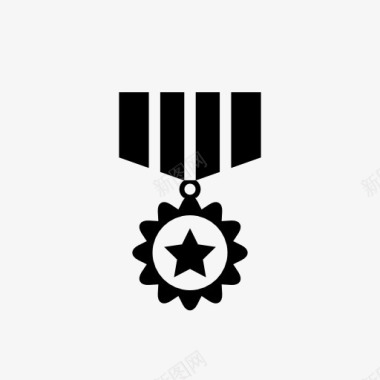 星级纪念章icon图标图标